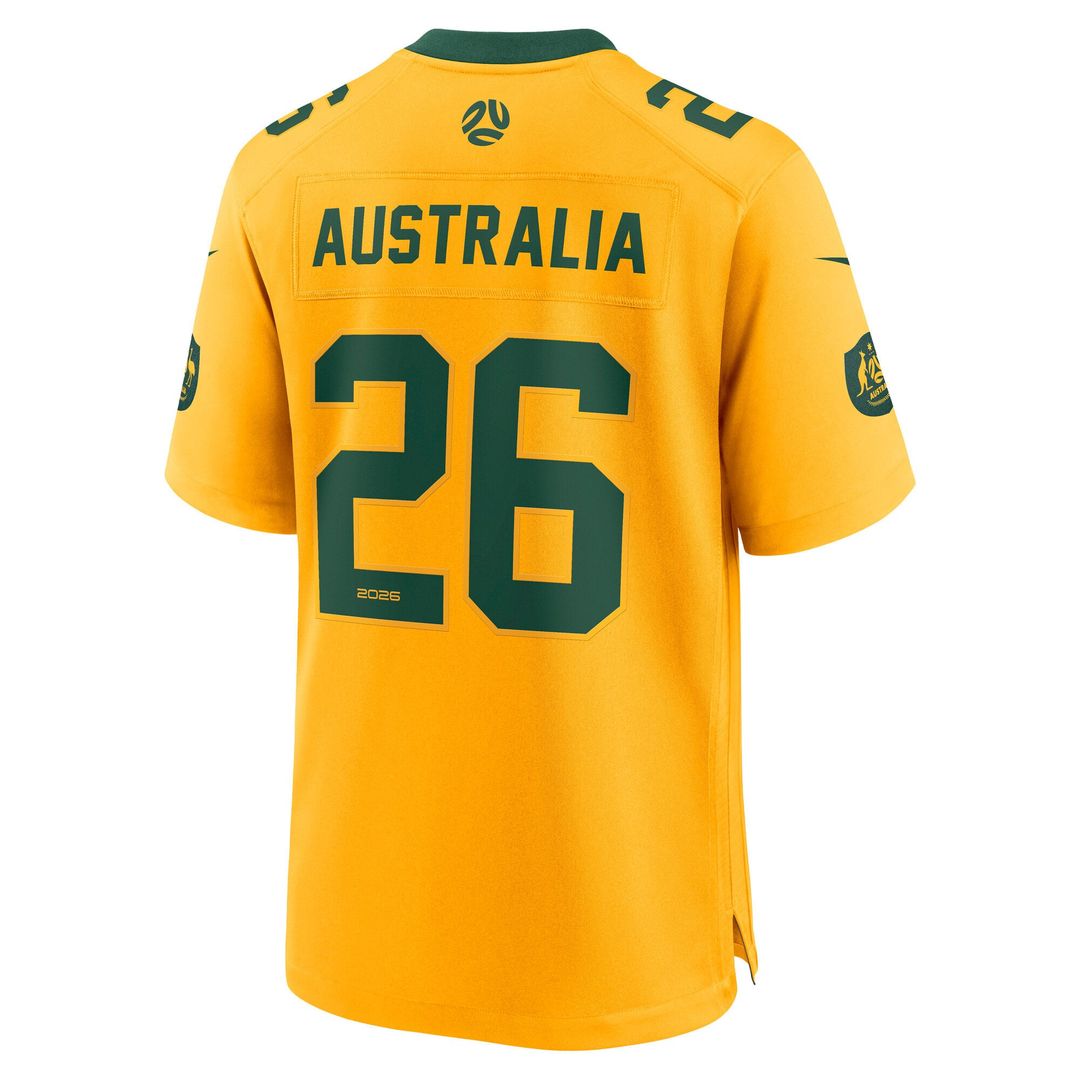 Australia National Team x NFL Game Jersey - Gold