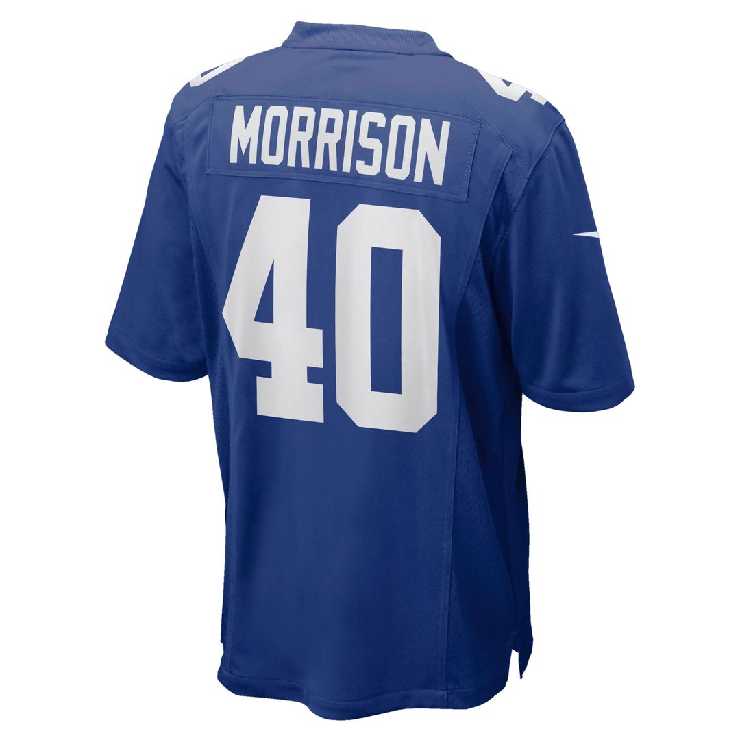 Joe Morrison New York Giants Retired Player Jersey - Royal