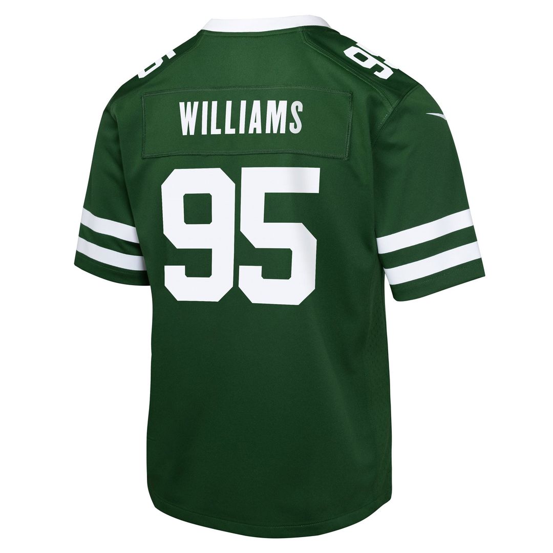 Quinnen Williams New York Jets Youth Game Jersey - Green