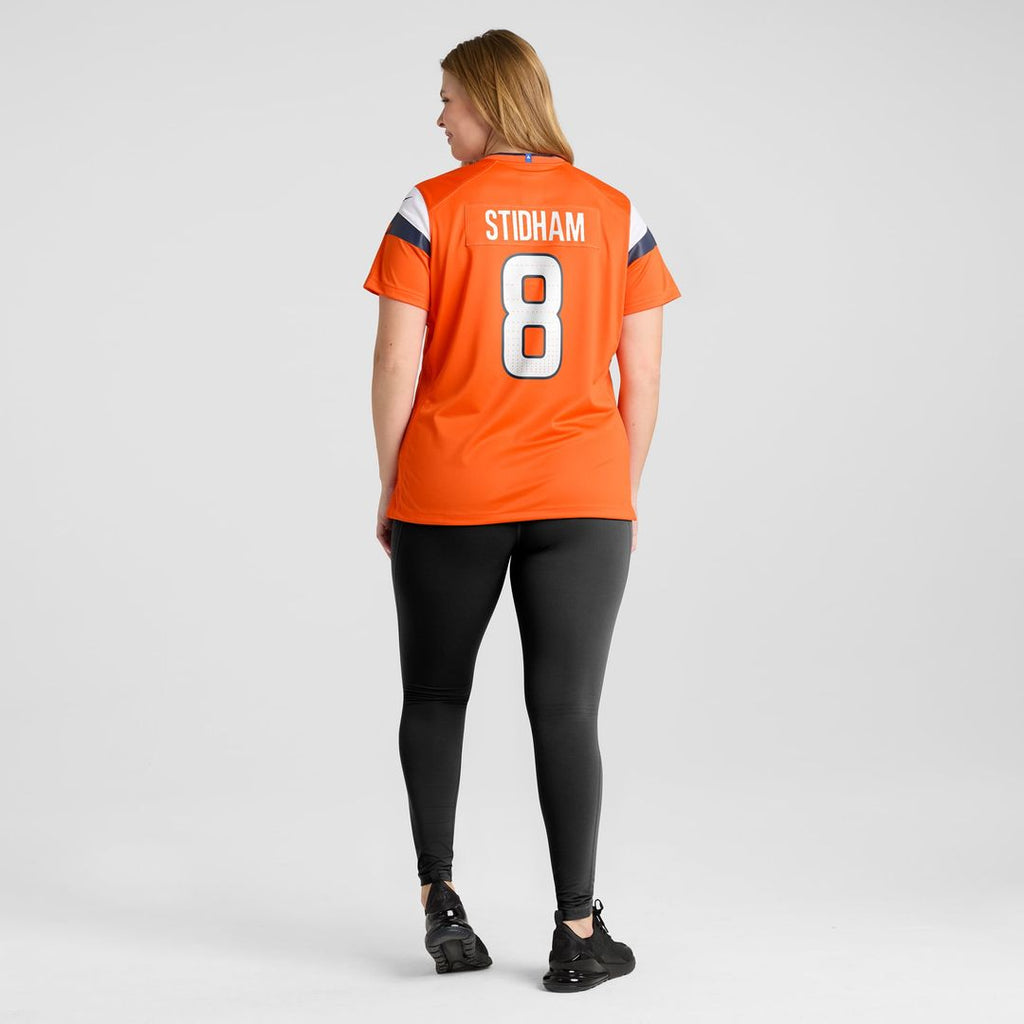 Jarrett Stidham Denver Broncos Women's Team Game Jersey - Orange