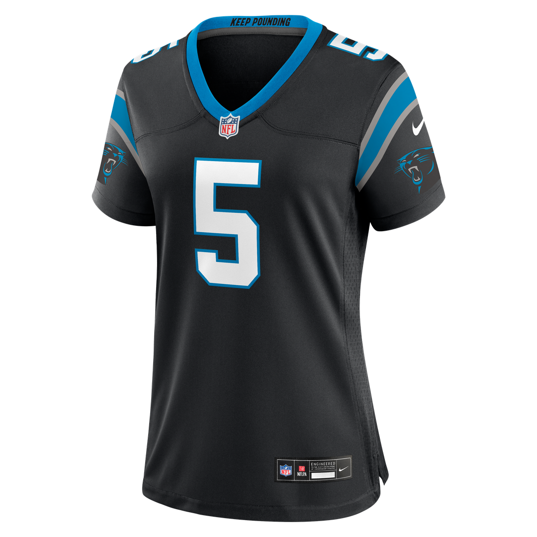 Jaelan Phillips Carolina Panthers Women's Team Game Jersey - Black
