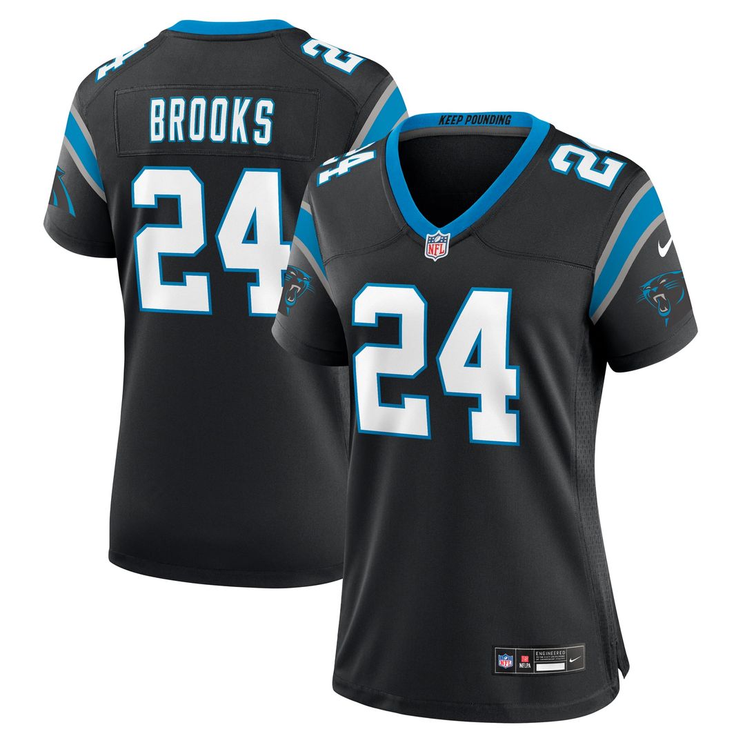 Jonathon Brooks Carolina Panthers Women's Game Jersey - Black