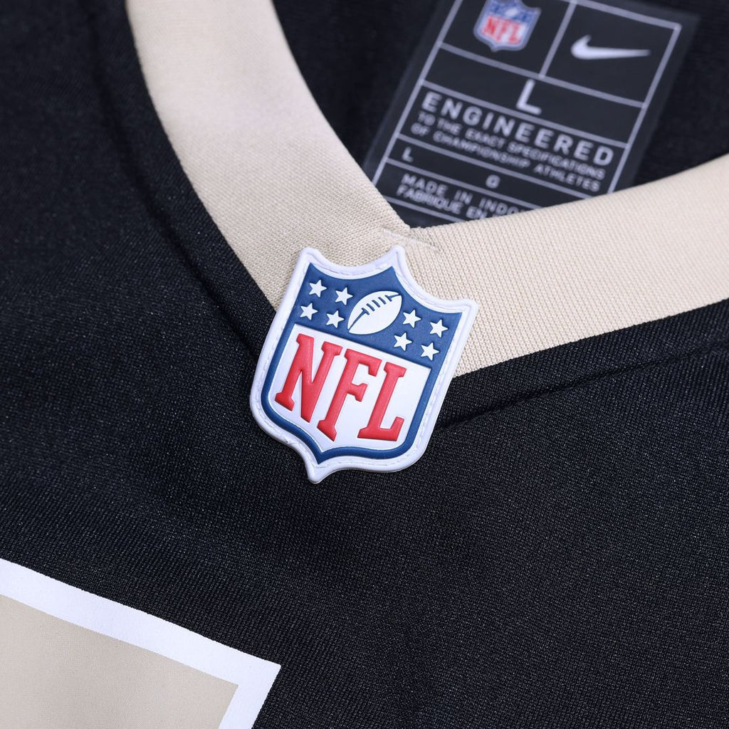 Bob Pollard New Orleans Saints Game Retired Player Jersey - Black
