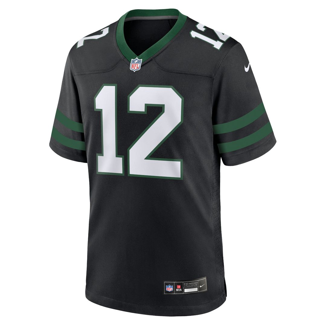 Joe Namath New York Jets Alternate Retired Player Game Jersey - Legacy Black