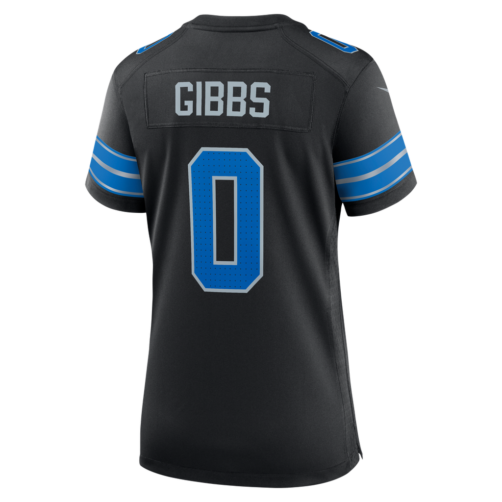 Jahmyr Gibbs Detroit Lions Women's 2nd Alternate Game Player Jersey - Black