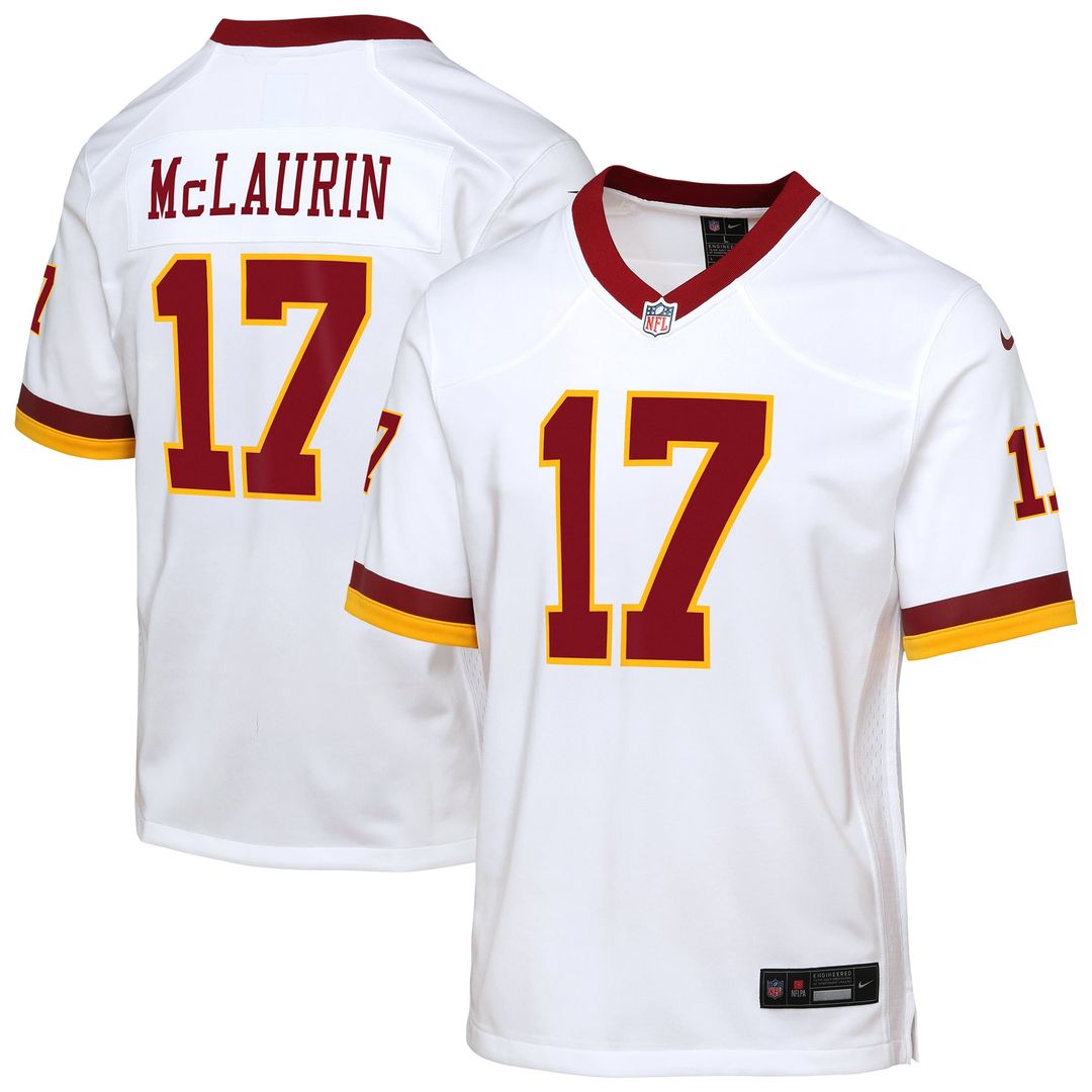 Terry McLaurin Washington Commanders Youth Game Super Bowl Era Jersey - White