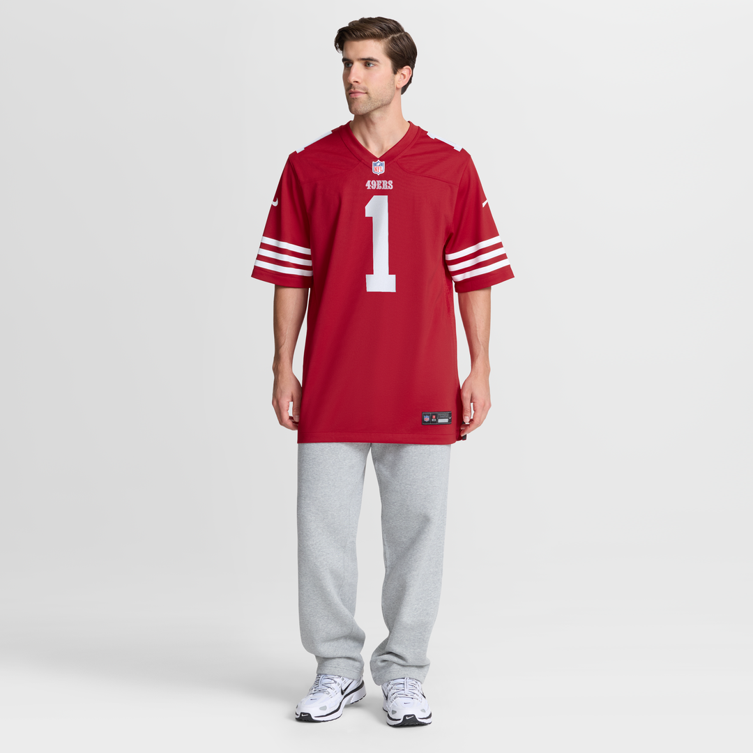 Ricky Pearsall San Francisco 49ers Team Game Jersey - Scarlet