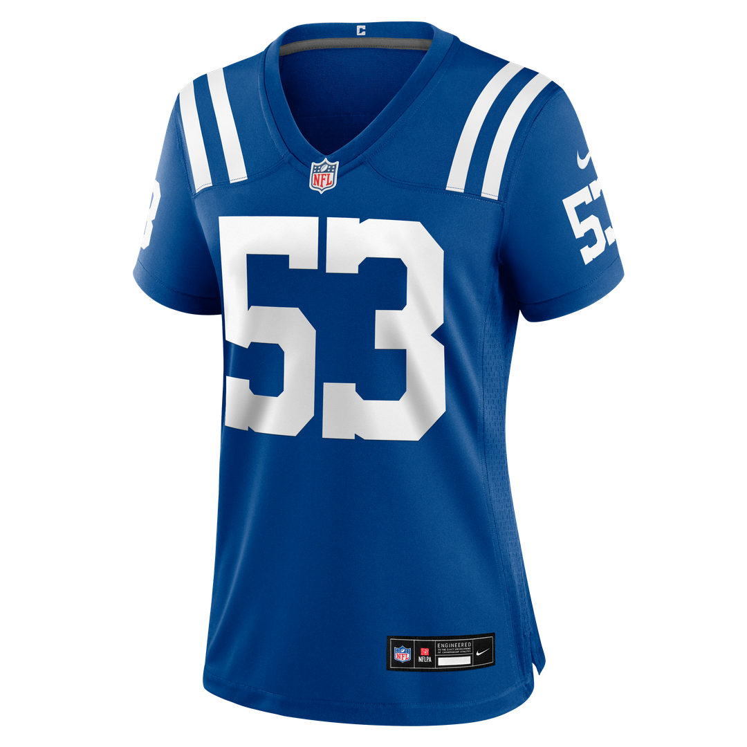 CJ Allen Indianapolis Colts Women's Team Game Jersey - Royal