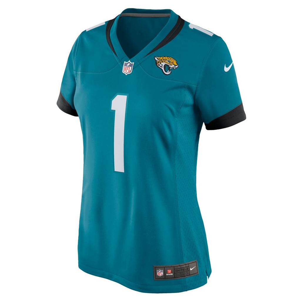 Number 1 Mom Jacksonville Jaguars Women's Game Jersey - Teal