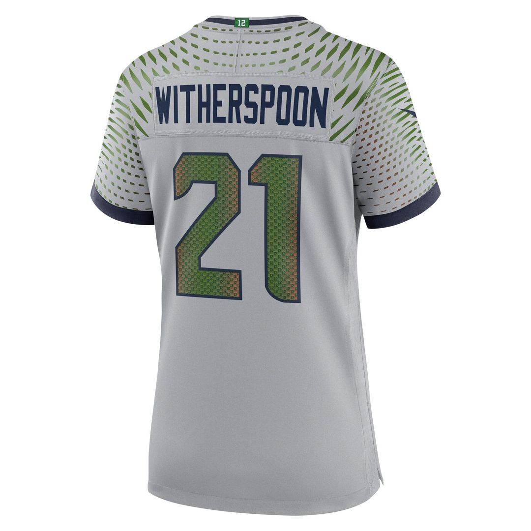 Devon Witherspoon Seattle Seahawks Women's Rivalries Collection Game Jersey - Gray
