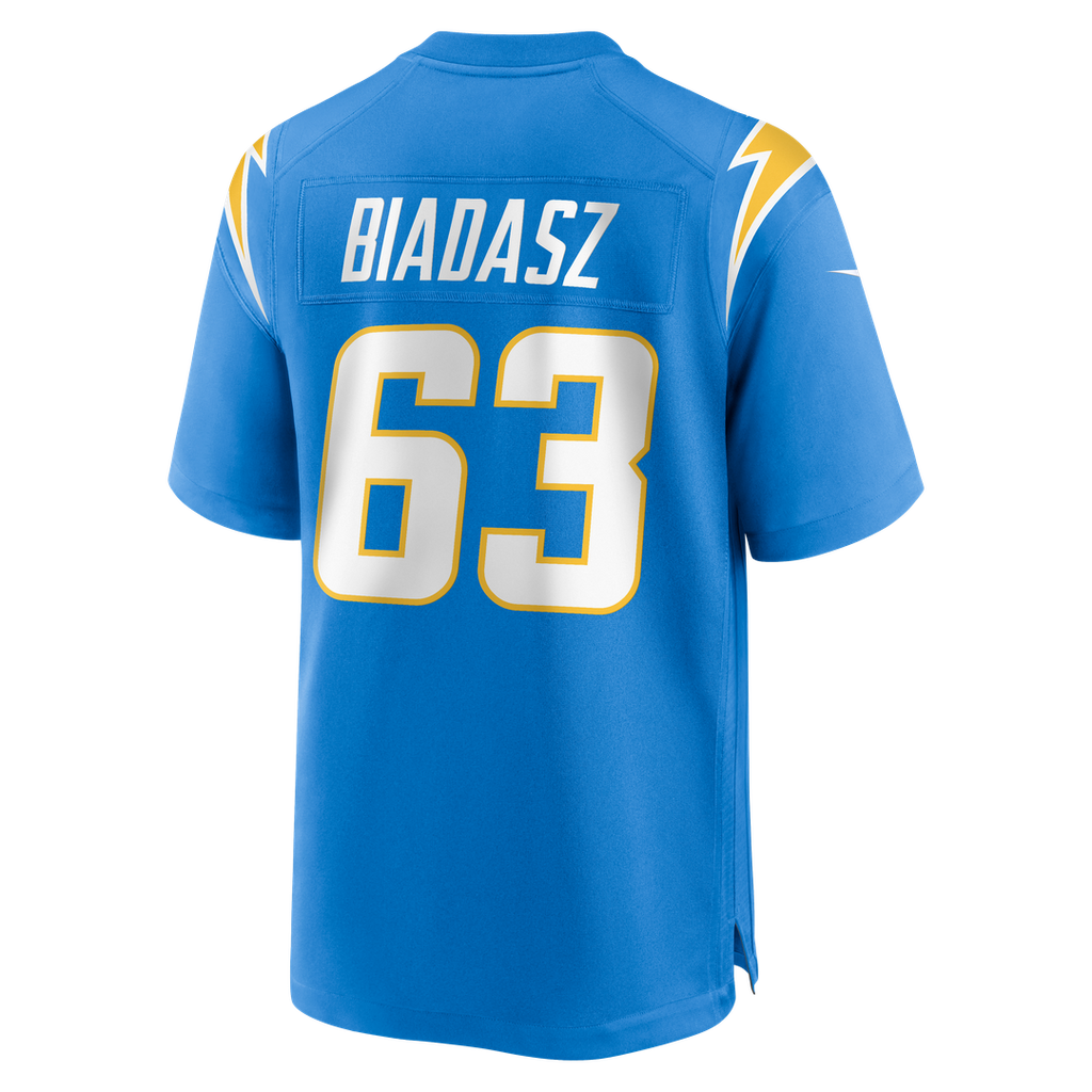 Tyler Biadasz Los Angeles Chargers Team Game Jersey - Powder Blue