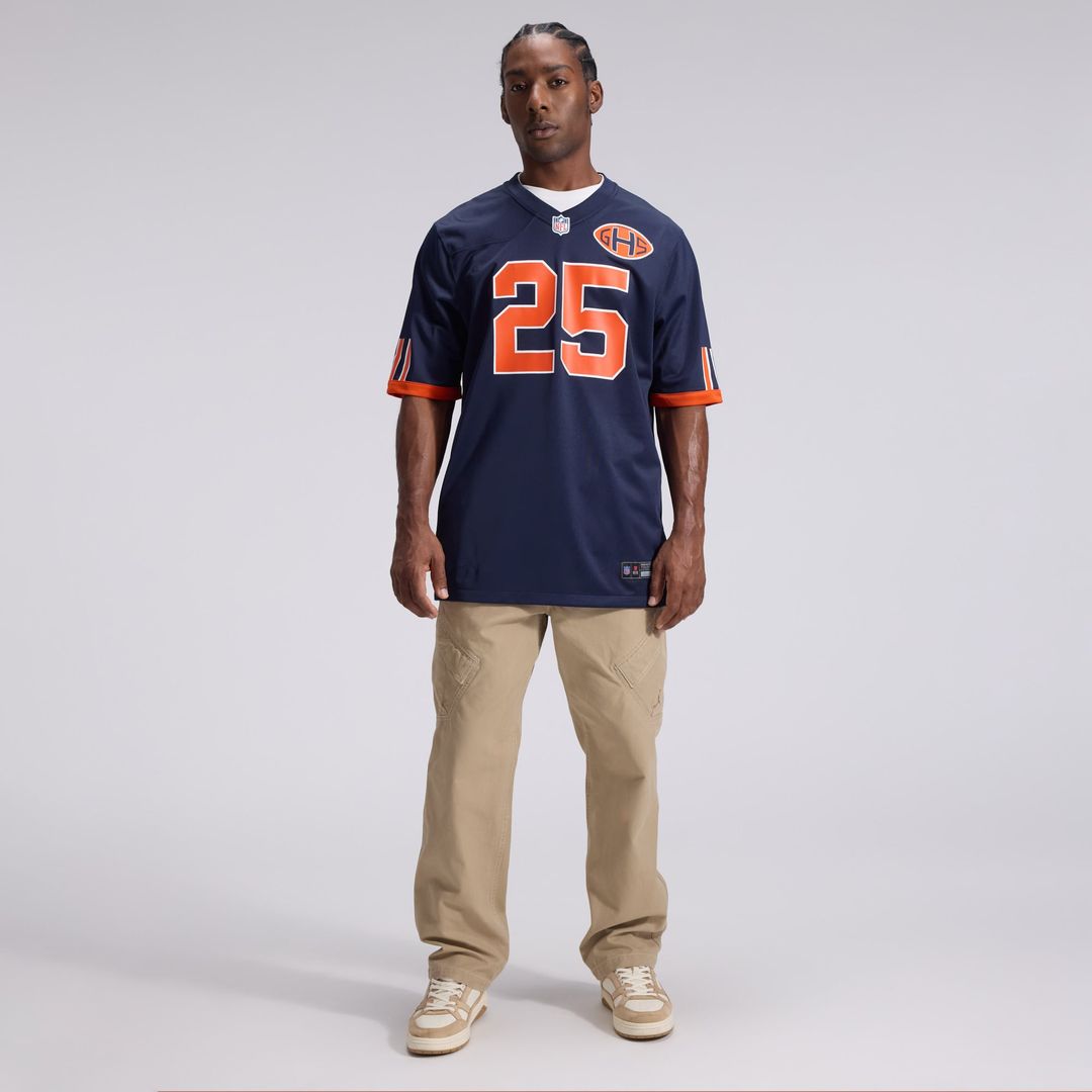 Kyle Monangai Chicago Bears 2026 Rivalries Collection Game Jersey - Navy