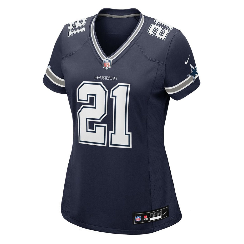 Deion Sanders Dallas Cowboys Women's Team Retired Player Game Jersey - Navy