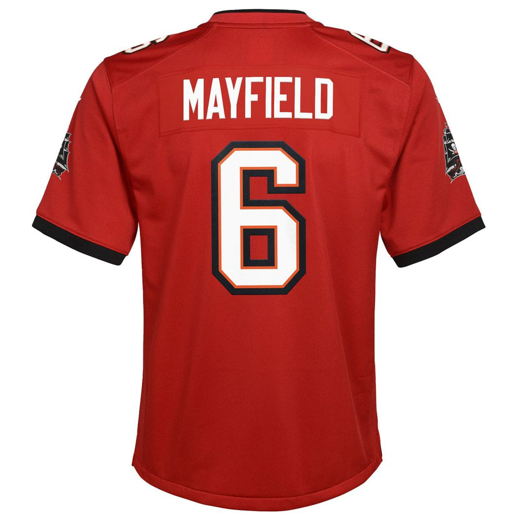 Baker Mayfield Tampa Bay Buccaneers Youth Game Jersey - Pewter