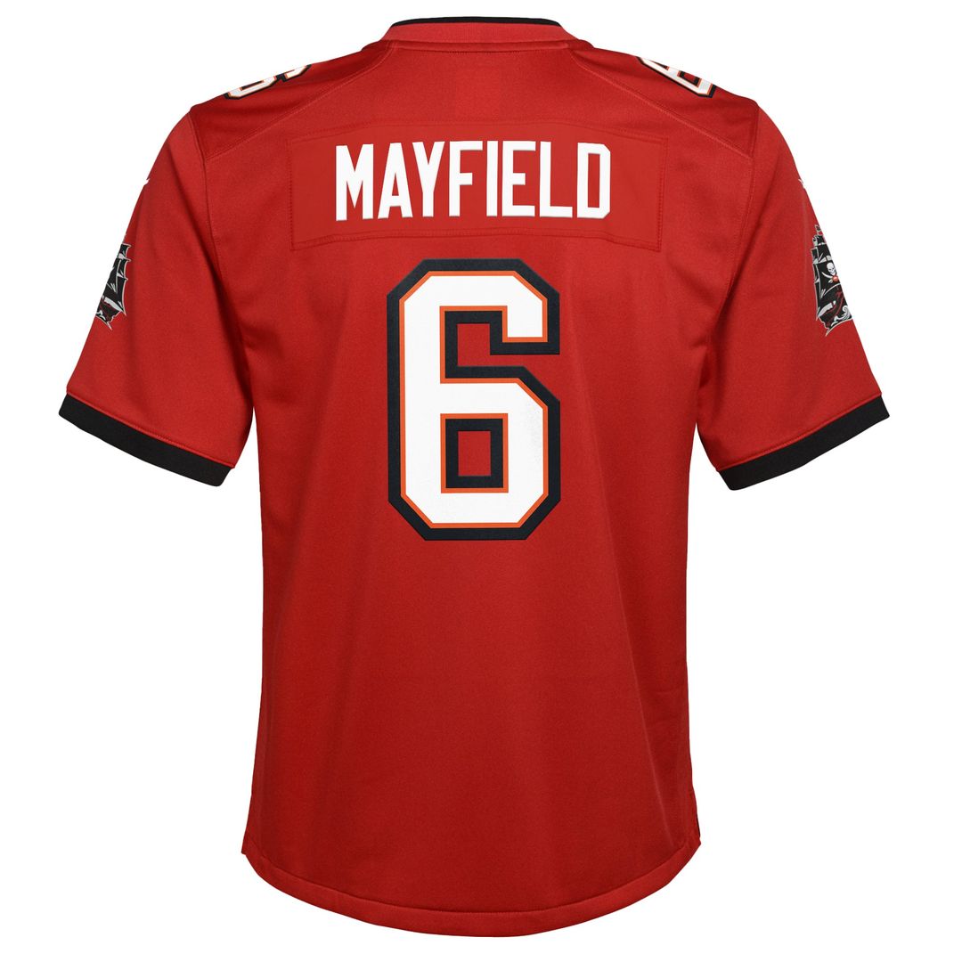 Baker Mayfield Tampa Bay Buccaneers Youth Game Jersey - Pewter