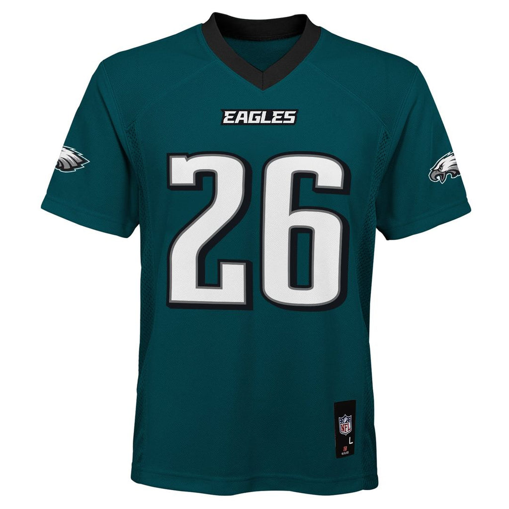 Saquon Barkley Philadelphia Eagles Outerstuff Youth Team Replica Jersey - Midnight Green