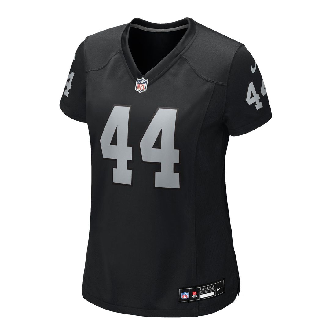 Tommy Eichenberg Las Vegas Raiders Women's Team Game Jersey - Black