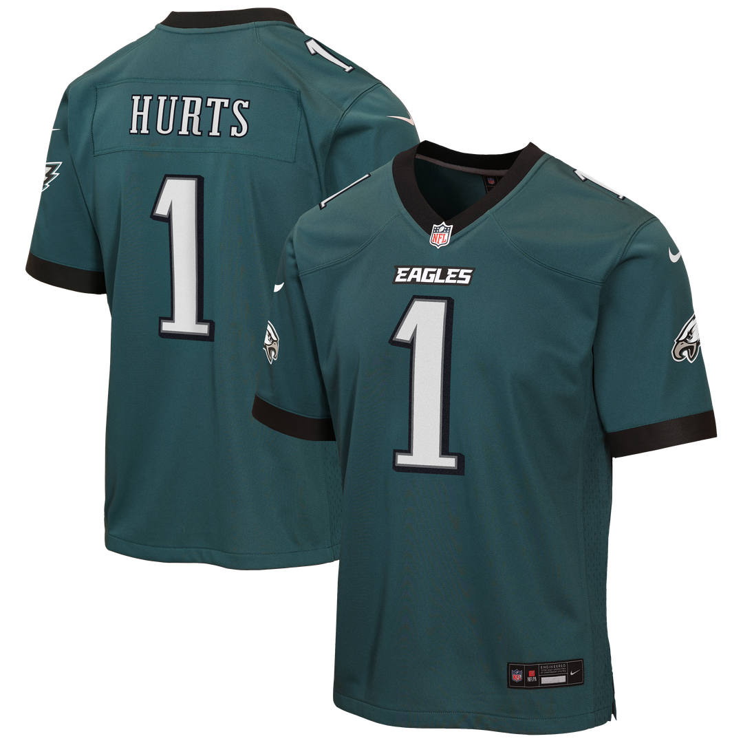 Jalen Hurts Philadelphia Eagles Youth Game Jersey - White