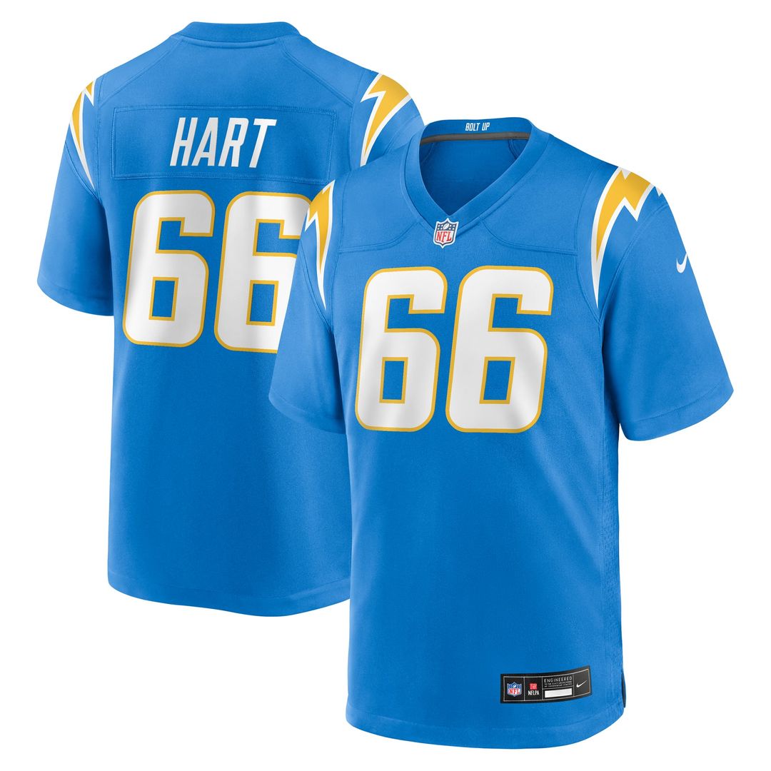 Bobby Hart Los Angeles Chargers Team Game Jersey - Powder Blue