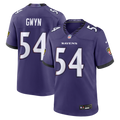 Jovaughn Gwyn Baltimore Ravens Team Game Jersey - Purple