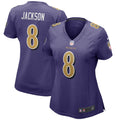 Lamar Jackson Baltimore Ravens Women's Alternate Game Player Jersey - Purple