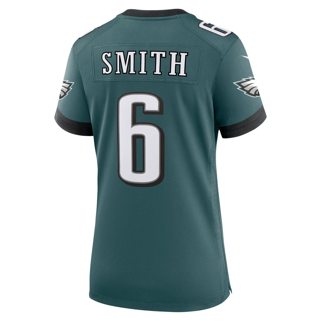 DeVonta Smith Philadelphia Eagles Women's Team Game Jersey - Midnight Green
