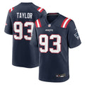 Leonard Taylor New England Patriots Team Game Jersey - Navy