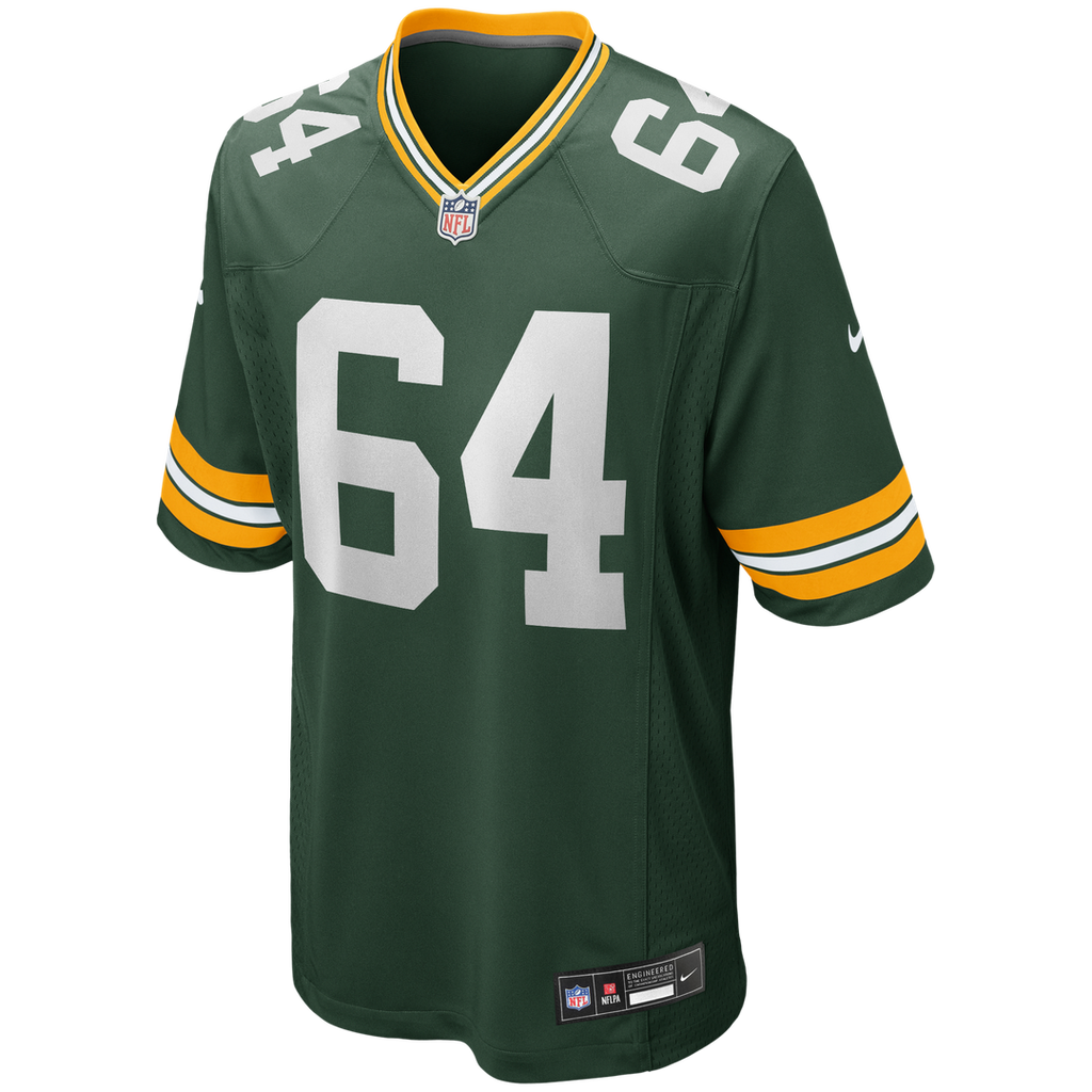 Jerry Kramer Green Bay Packers Game Retired Player Jersey - Green