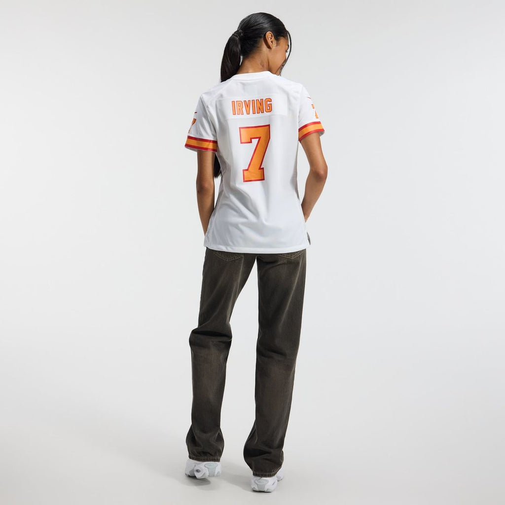 Bucky Irving '76 Tampa Bay Buccaneers Women's Game Jersey - White