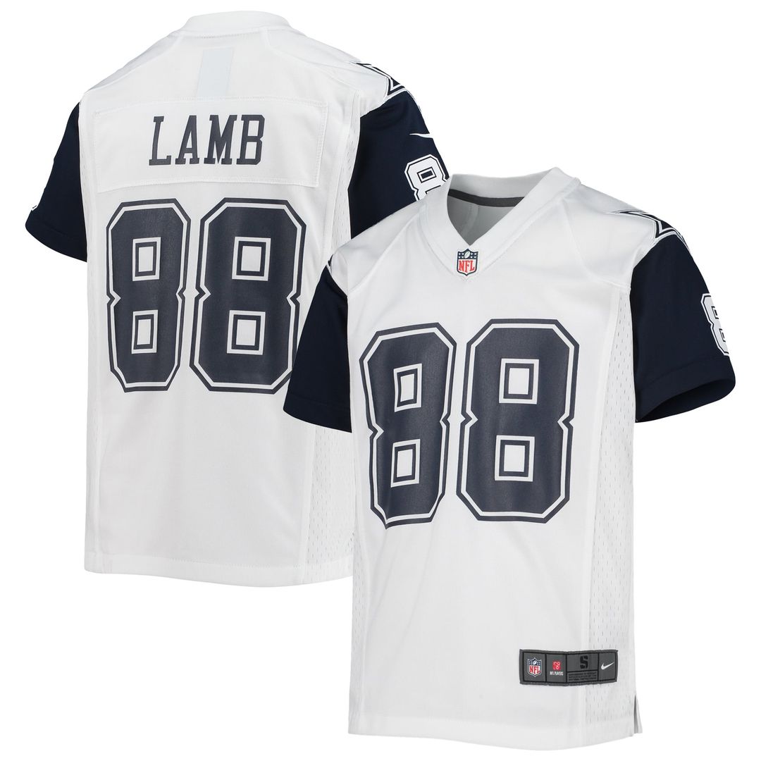 CeeDee Lamb Dallas Cowboys Youth Player Game Jersey - Navy