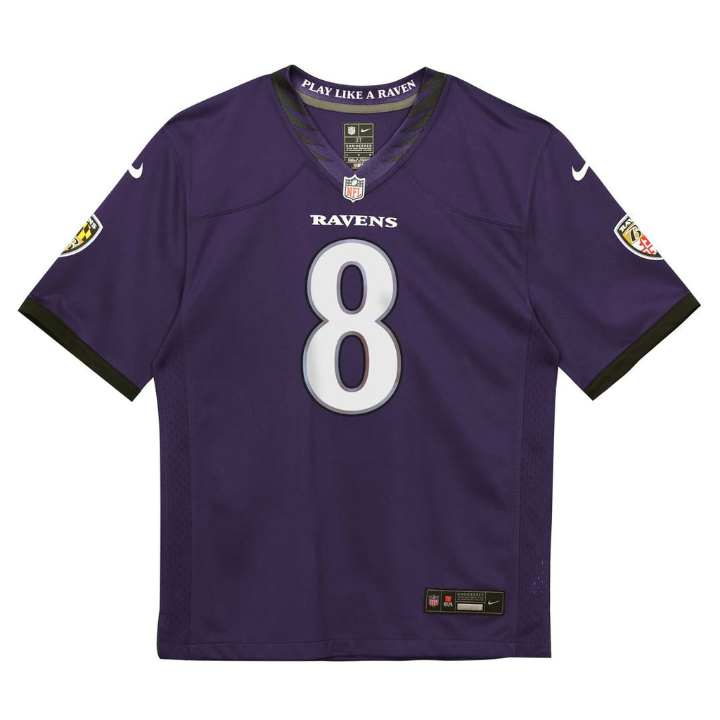 Lamar Jackson Baltimore Ravens Infant Team Game Jersey - Purple