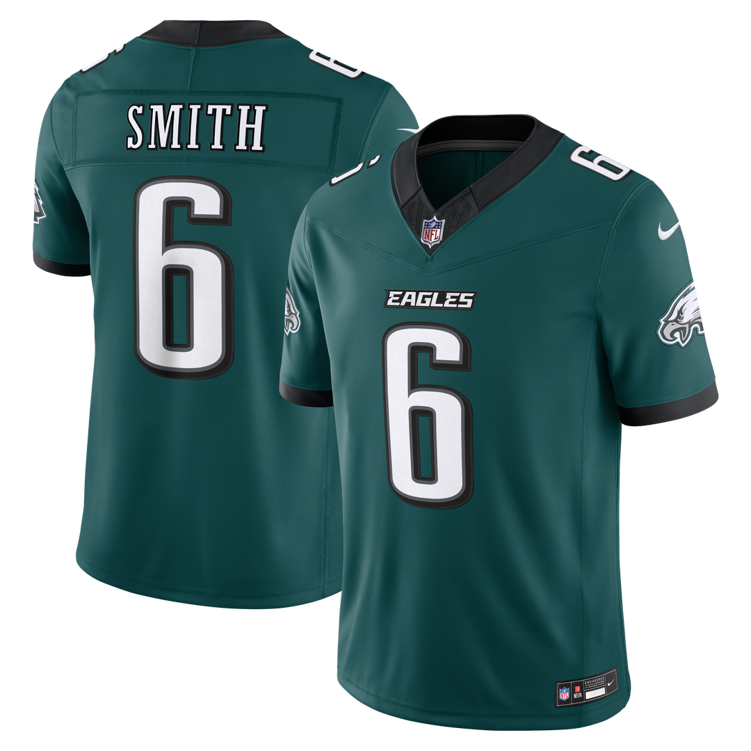 DeVonta Smith Philadelphia Eagles Alternate Vapor F.U.S.E. Stitched Limited Jersey - Black