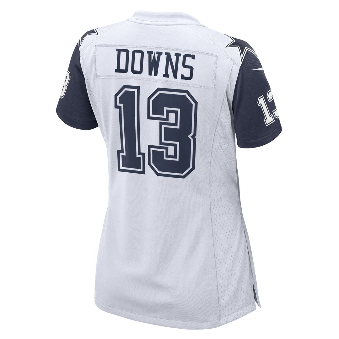 Caleb Downs Dallas Cowboys Women's Alternate Game Jersey - White