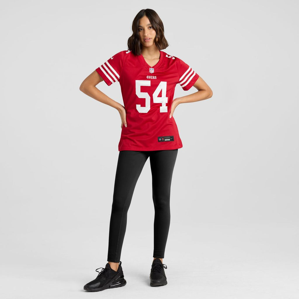 Fred Warner San Francisco 49ers Women's Player Jersey - Scarlet