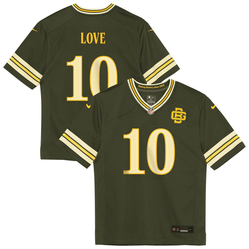 Jordan Love Green Bay Packers Toddler 2026 Rivalries Collection Game Jersey - Green