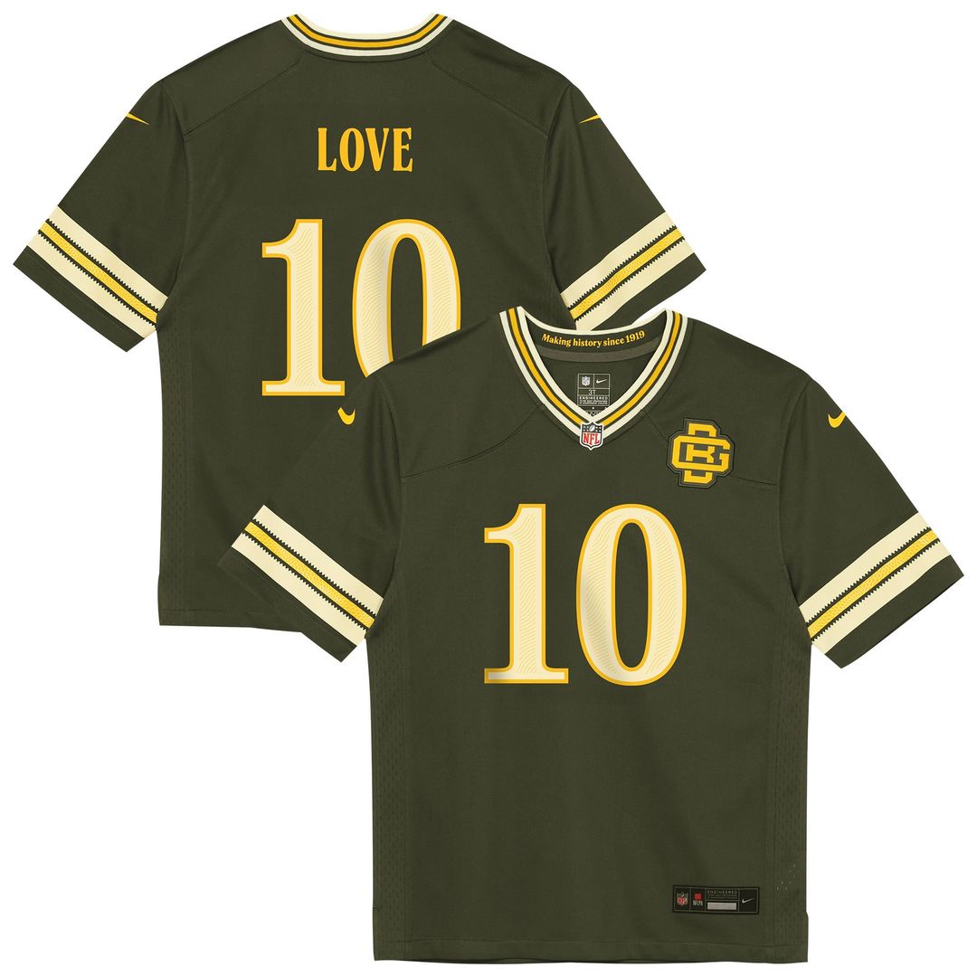 Jordan Love Green Bay Packers Toddler 2026 Rivalries Collection Game Jersey - Green
