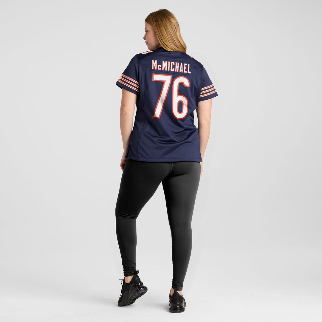 Steve McMichael Chicago Bears Women's Retired Player Game Jersey - Navy