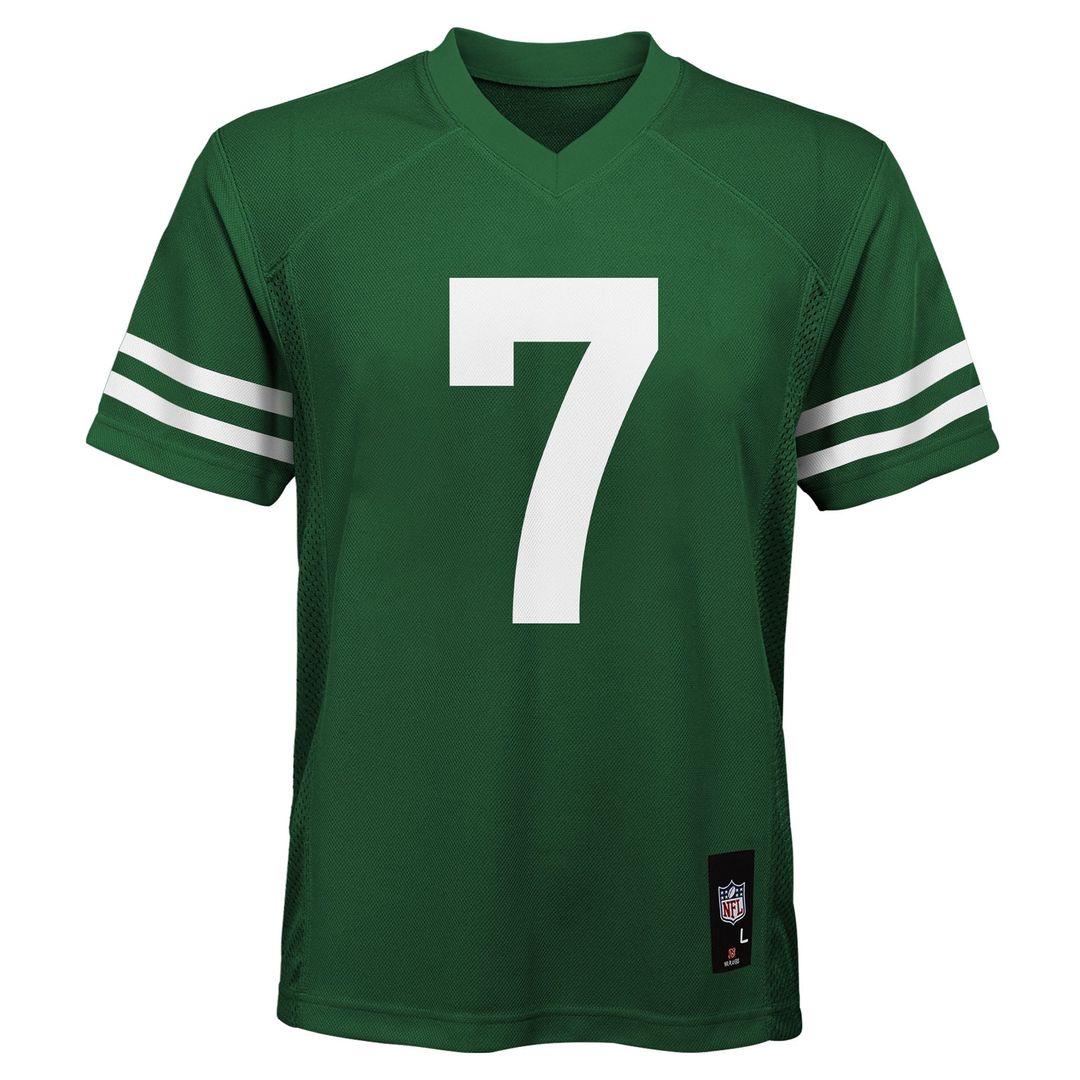 Justin Fields New York Jets Youth Replica Jersey - Green