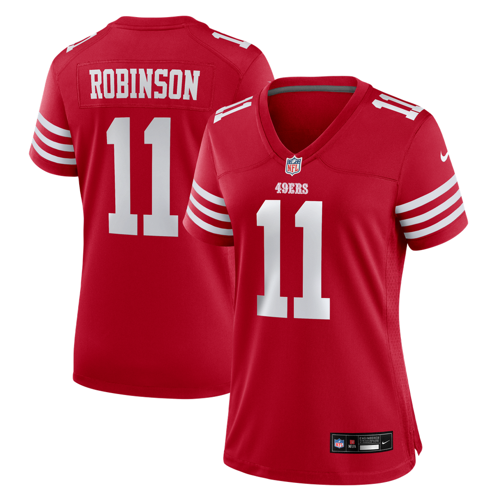 Demarcus Robinson San Francisco 49ers Women's Team Game Jersey - Scarlet