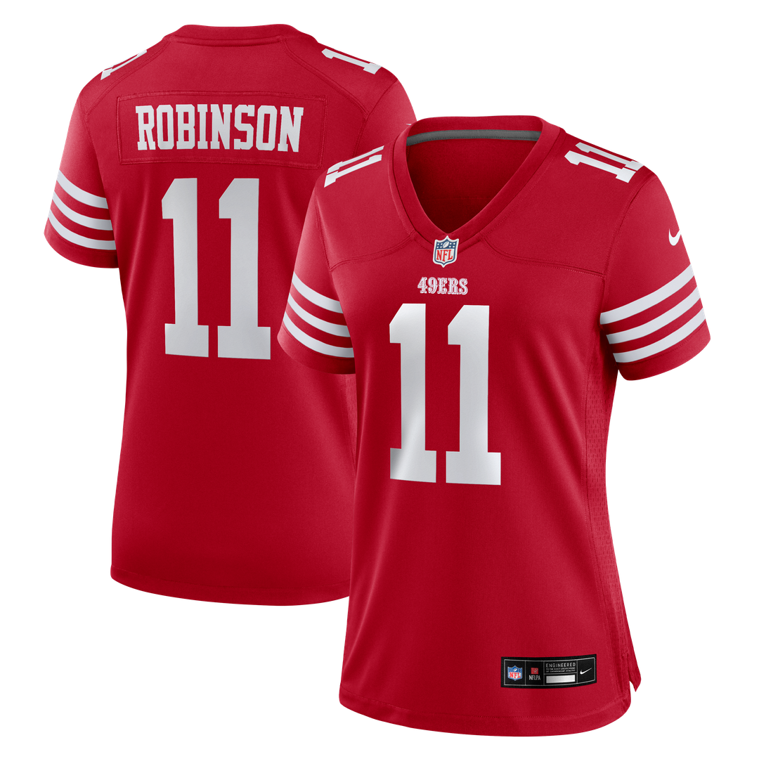 Demarcus Robinson San Francisco 49ers Women's Team Game Jersey - Scarlet