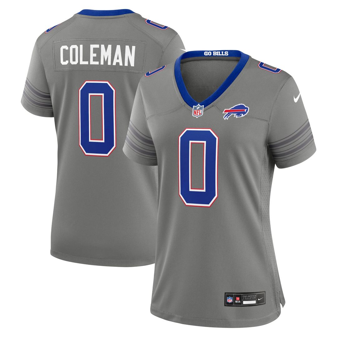 Keon Coleman Buffalo Bills Women's Nickel City Game Jersey - Gray