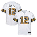 Chris Olave New Orleans Saints Youth Game Jersey - White