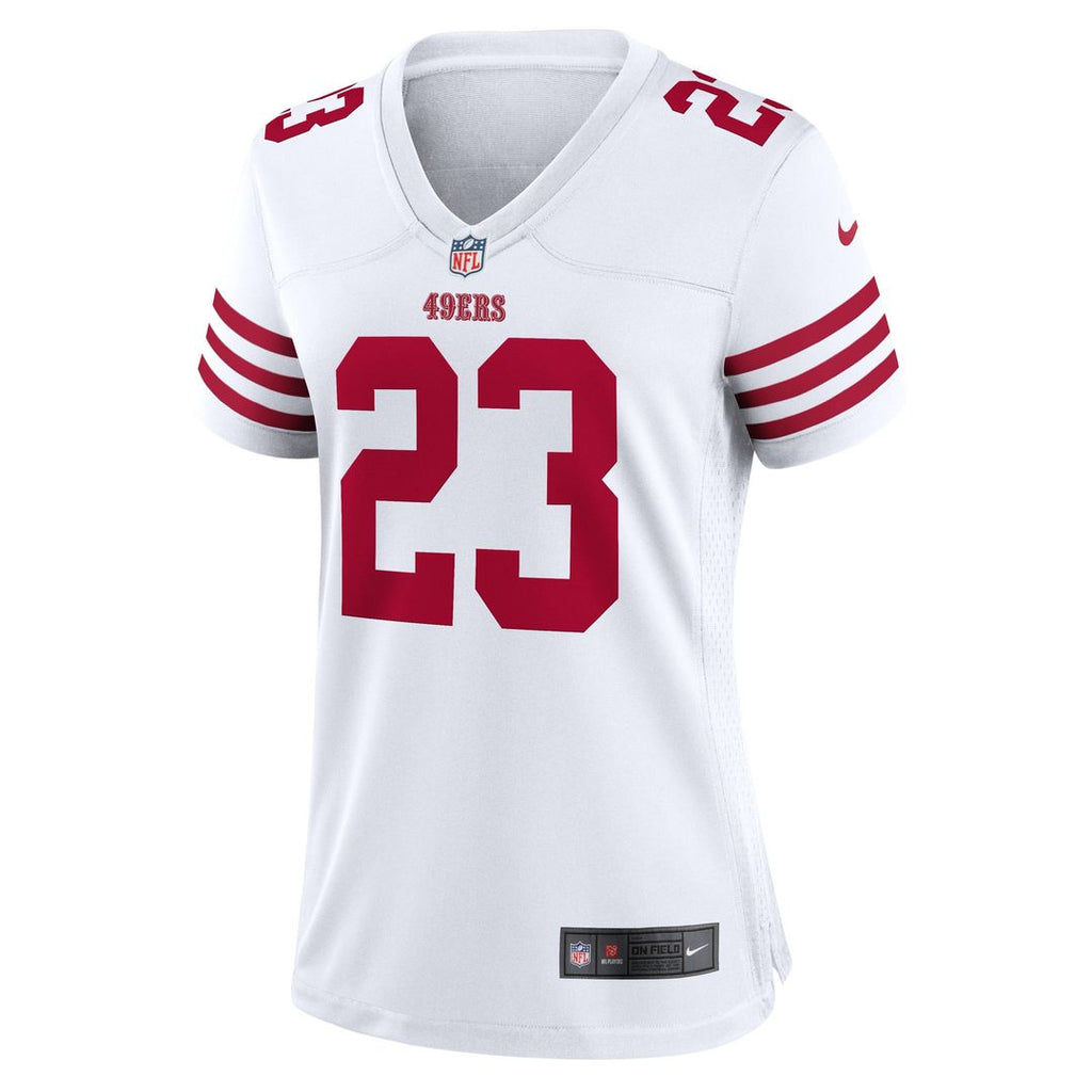 Christian McCaffrey San Francisco 49ers Women's Player Jersey - White