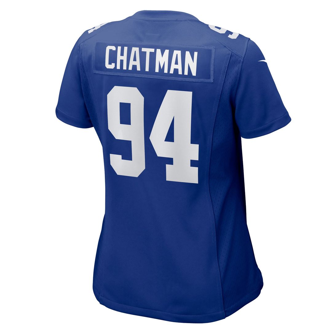 Elijah Chatman New York Giants Women's Game Jersey - Royal