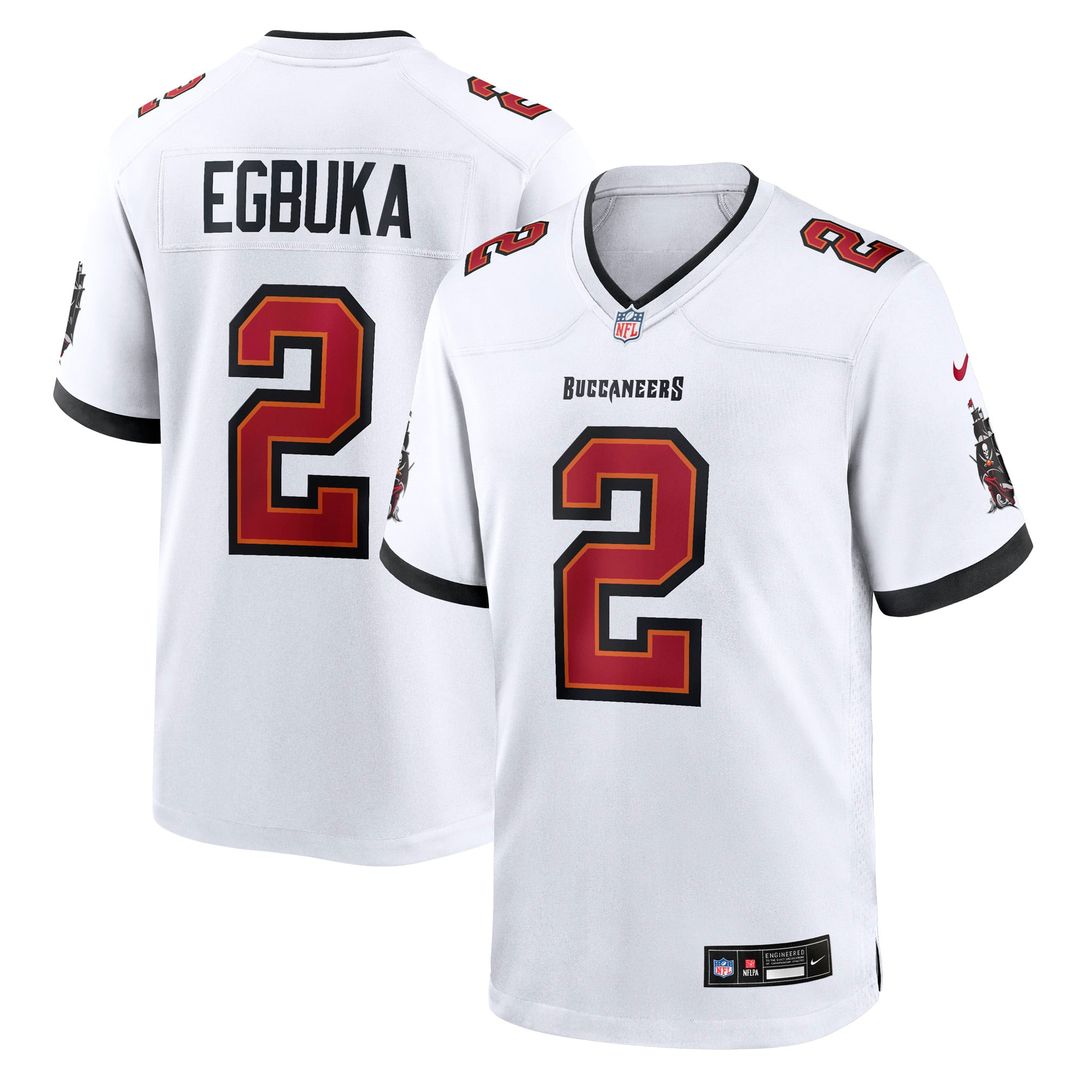 Emeka Egbuka Tampa Bay Buccaneers Alternate 2 Game Jersey - Creamsicle