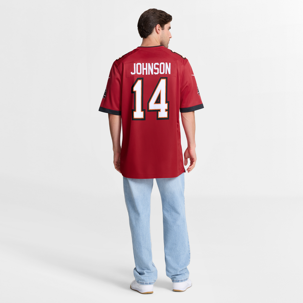 Brad Johnson Tampa Bay Buccaneers Game Retired Player Jersey - Red