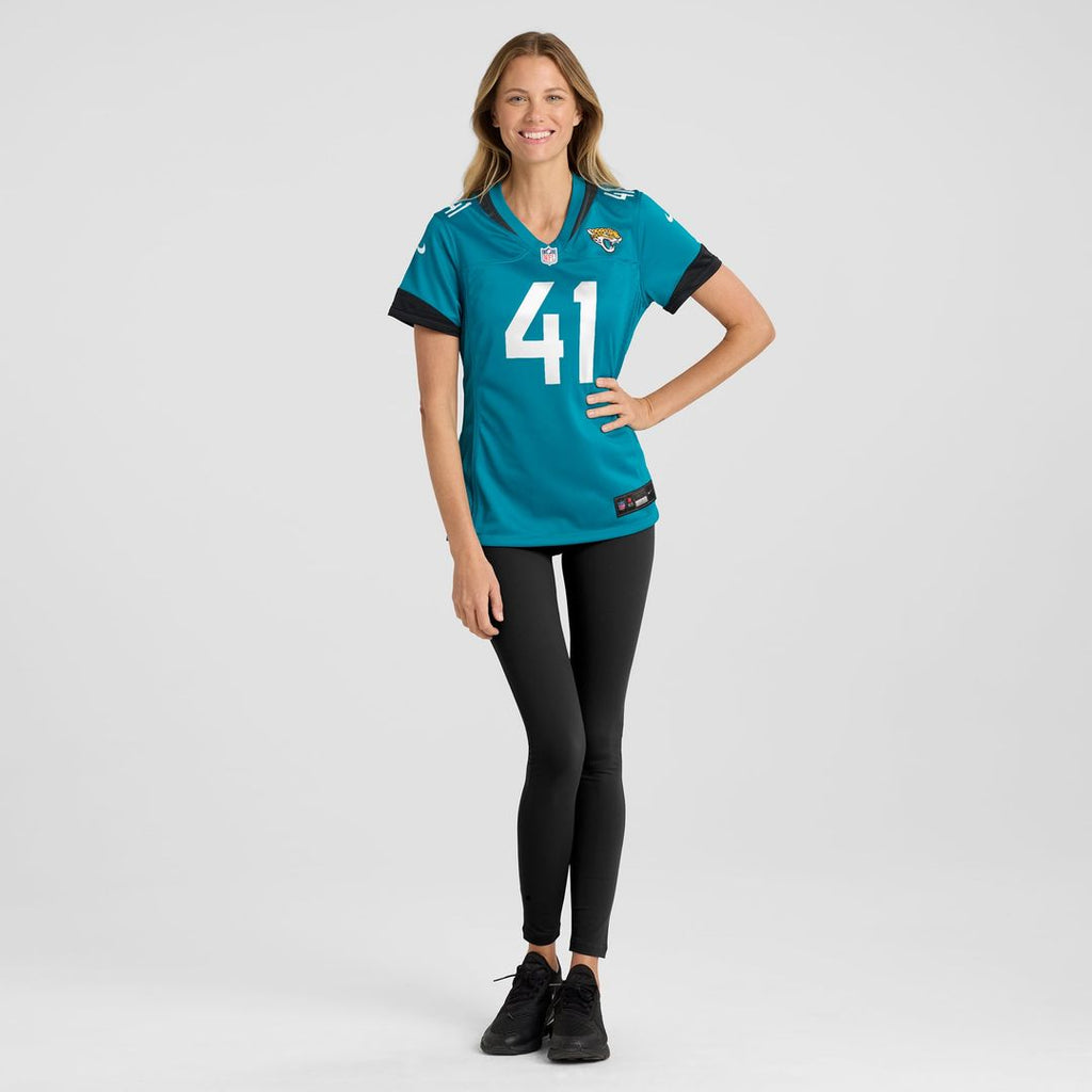 Josh Hines - Allen Jacksonville Jaguars Women's Player Game Jersey - Teal