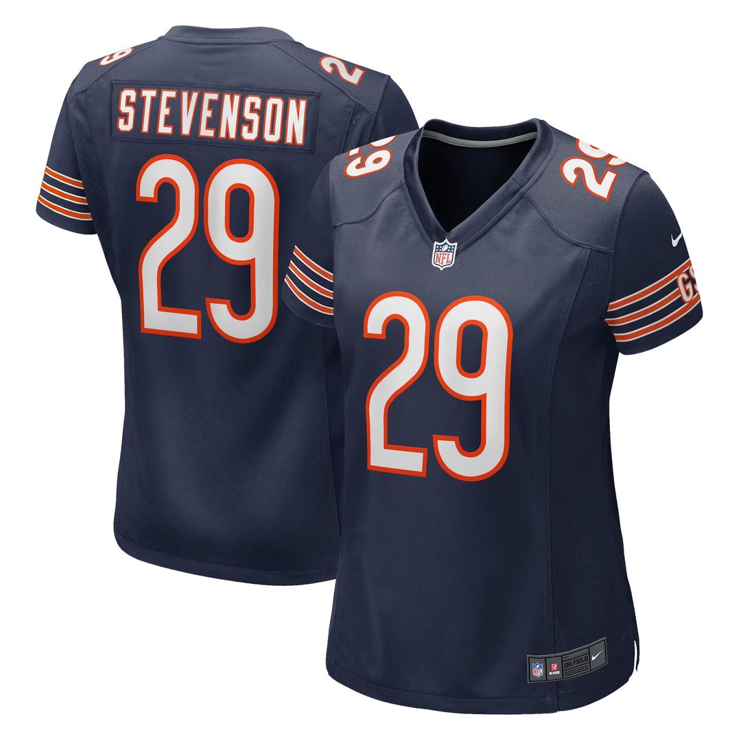 Tyrique Stevenson Chicago Bears Women's Game Jersey - Navy