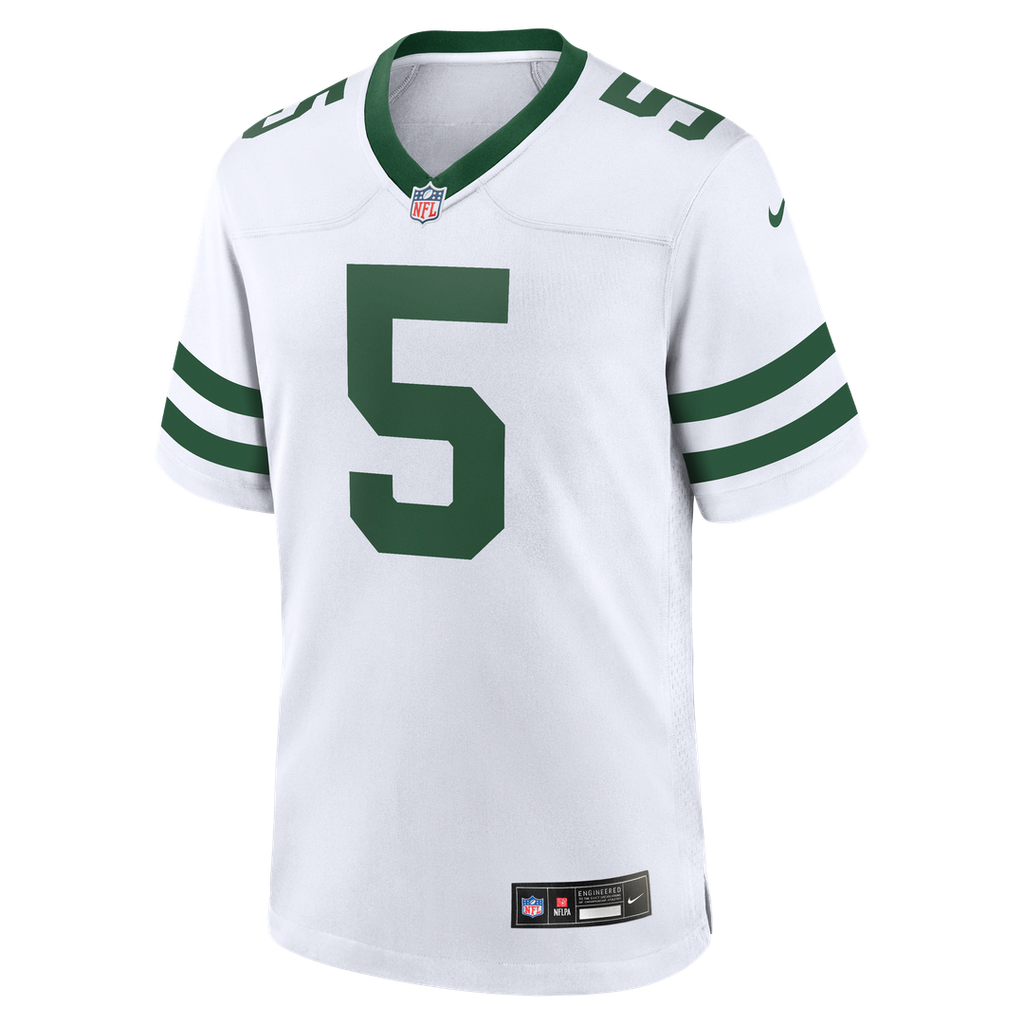 Garrett Wilson New York Jets Game Jersey - Legacy White