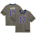 Josh Allen Buffalo Bills Preschool Nickel City Game Jersey - Gray